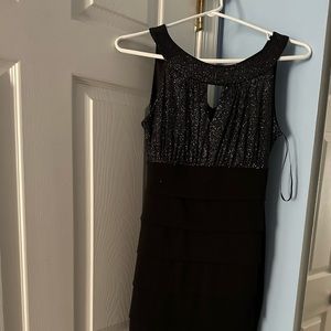 Shirt black mini dress